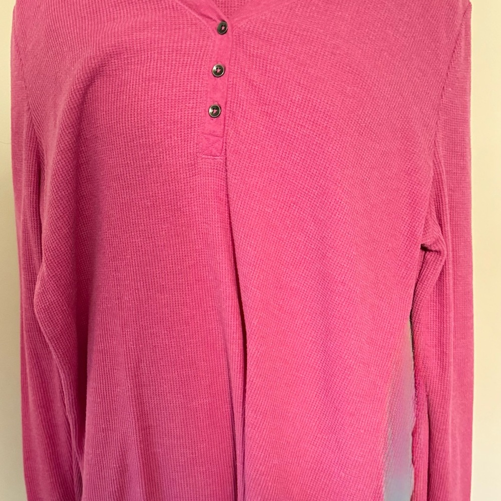 Time and Tru Pink Long Sleeve Tee